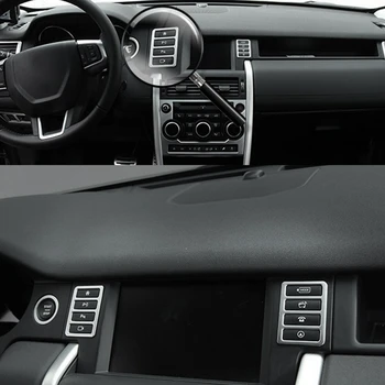 1 par automobilskih konzole, multimedijska tipka, okvir, maska, instrument ploča, dekorativna plastika za Land Rover Sport 2015-2019
