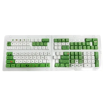 108Keys Keycaps XDA 9,5 mm, obojene bojom, zelena Set kapica za ključeve