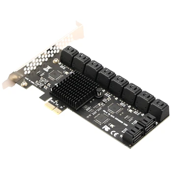 20/16/12/6 Port SATA 6 GB Za PCI Kontroler Pretvarač Pcie u SATA III pci-e Riser Adapter SATA3.0 Kartica za proširenje