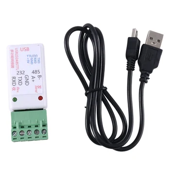 3 In1 USB-485 232 NA RS485/USB NA RS232/485 232 Adapter je Pretvarač Ch340 s led za WIN7, Linux PLC Kontrola pristupa