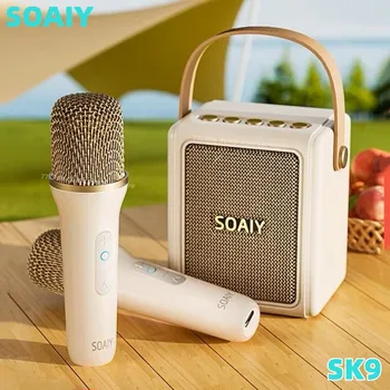 40 W SK9 Retro Stil Reprodukciju glazbe Na otvorenom Wireless Speaker Ručni Subwoofer Bluetooth Karaoke Zvučnički sustav Dugi vijek trajanja baterije