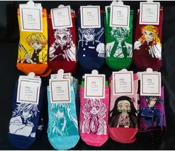 50 Parova Veliko ženskih čarapa Demon Slayer Anime Muti-u boji kreativna čarape