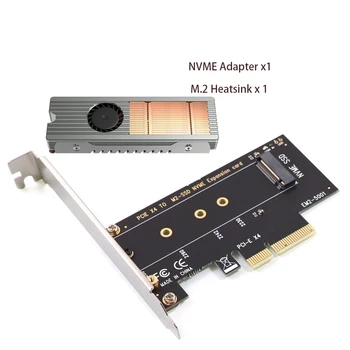 Adapter pci-e za M2 PCI Express 3,0x4 za NVME SSD M2 Podršku PCIE adaptera 2230 2242 2260 2280 M. 2 SSD s radijatora