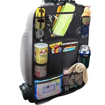 Auto-organizator na naslon sjedala, Univerzalna torba za pohranu s višestrukim džepovima, držač za tablet dodatna Oprema za interijer automobila, torba za čišćenje