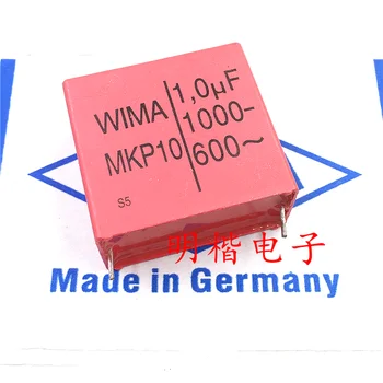 Besplatna dostava 1 kom./2 kom. Kondenzator WIMA Njemačka MKP10 1000V 1 μf 1,0 UF 1000V 105 P = 37,5 mm