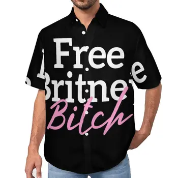 Besplatno je Slobodna košulja s Grafitima Britney, Gospodo svakodnevne košulje 