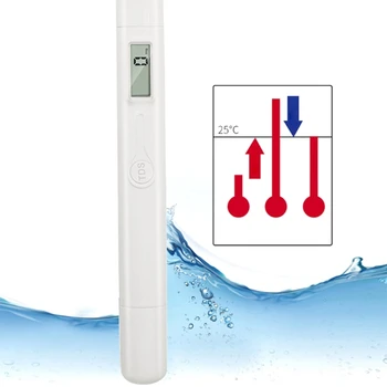 Bijeli Digitalni tester kvalitete vode Mjerne opsege 0-9990 Tester čistoće vode