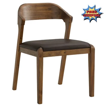 Blagovaona stolice Boraam Rasmus od umjetne kože i drva, namještaj za kuhinje i blagovaonice