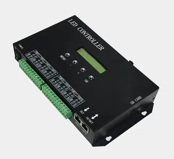 H807SA Пиксельный kontroler Artnet To SPI DMX512 H803SA 8-Port kontroler 8192 Piksela Madrix Za adresabilni led trake WS2811 WS2812