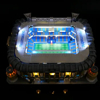 IMATE li Ideje MOC Real Madrid i Stadion Santiago Bernabeu, Kompatibilan Model 10299 Street View, Blokovi, Cigle, Dječje Igračke, Dar