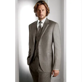 Individualni (jakna + prsluk + hlače) muško odijelo je Poslovno svakodnevni kvalitetan komplet za mladoženju, kuma