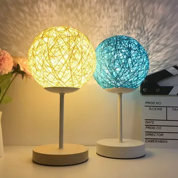 Intelektualni Glas Mala Noćna Svjetiljka Vine Bal Lampe U stilu Ins Noćni lampe za Spavaće sobe Poklon Prijateljicama Na Dan Rođenja Okolni Svjetlo