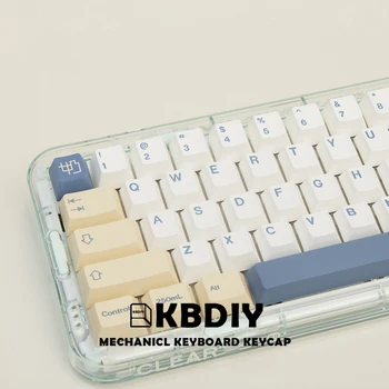 KBDiy 135 Tipki/Set Klavijature Caps GMK Soymilk PBT Cherry Profile MX Switch Green Keycap za Mehaničku igraću tipkovnicu Prilagođene Kapice za Tipki