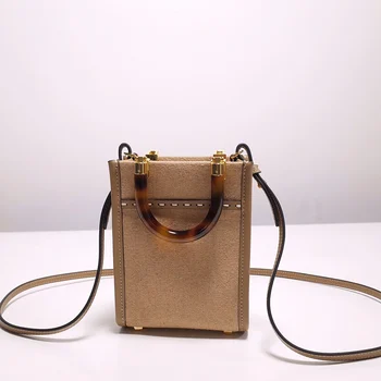 Klasična Boja ženska torba od prave kože male veličine S ručkom, torbe vrhunske kvalitete, ženska torba preko ramena 2A0515