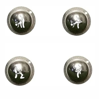 Kreativni Matrica s oznakom loptice za golf, izdržljivo metalno predložak loptice za golf, sportski pribor za golf
