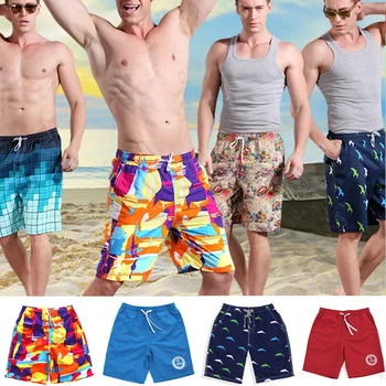 Ljetne muške plaža hlače, muške быстросохнущие capri, slobodno kratke hlače za par muške kratke hlače velike veličine, muške hlače