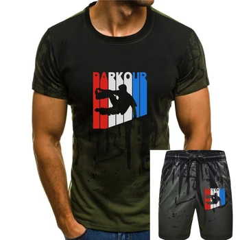Majica s cool printevima RWnB Parkour, muška t-shirt u retro stilu