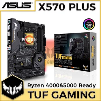 Matična ploča ASUS TUF GAMING X570 PLUS s priključkom AM4 Procesor AMD Ryzen Podržava DDR4 memorija 3600 (OC) PCIe4.0 M. Utor 2 Matična ploča