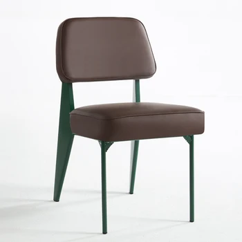 Minimalistički skandinavski uredske stolice od kovanog željeza, caffe-bar, restoran, dizajn kreativni blagovaona stolice