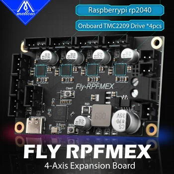Naknada Mellow FLY-RPFMEX TMC2209 firmware sa Klipper Za Detalje 3D pisača Fly-Gemini 4-AxisExpansion Voron 2.4 Trident Vcore 3