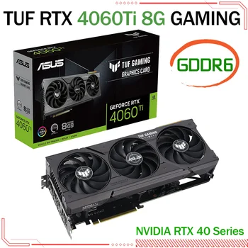 Nova grafička kartica ASUS TUF-RTX4060TI-8G-GAMING 18000MHz 128bit GDDR6 s Trostrukim navijača NVIDIA RTX 40 Series GPU 8pin HDMI Grafička kartica