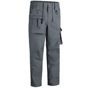 Novi kombinezon muški Slobodni Izravne svakodnevne hlače s više džepova Za bavljenje sportom na otvorenom Čvrste Elastične Udobne hlače