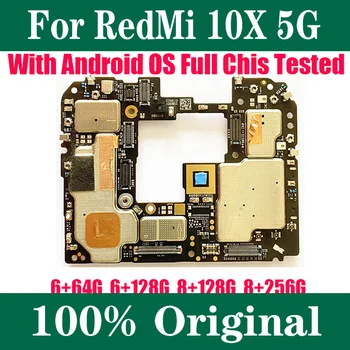 Originalna Разблокированная matična ploča za Xiaomi Mi Redmi 10X5G Note 9, Hongmi Note 9 Uz plaćene karticom ROM Circuits