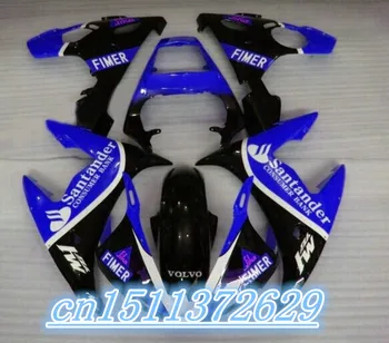 plava crna kit обтекателей pogodan za обвесов YZF 2003-2005 YZF R6 R6 03 04 05 komplet kvalitetnih обтекателей