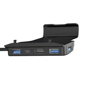 Priključnu stanicu 5 u 1 USB-C Snage 100 W, Stalak za punjenje baza PD3.0, Prijenosni USB hub, Kompatibilan sa HDMI, 2,0, 4K @ 60 Hz, 10 Gbit/s za Steam Paluba/ROG Ally