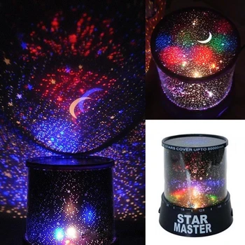 Projektor Star Galaxy Zvjezdano Nebo Led noćno svjetlo Romantični strašan Nebeski Projektor Lampa Za uređenje Spavaće sobe Dječji dar
