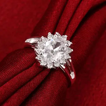 Prsten s bojama od 925 sterling Srebra Za žene, modne darove za svadbene zurke, zaručnički prsten za djevojčice, nakit