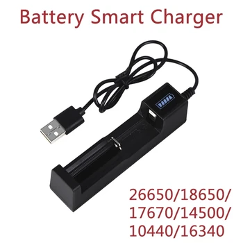 Punjač baterija 18650 USB Baterija Adapter LED Smart Chargering za Baterije Li-ion 18650 26650 14500