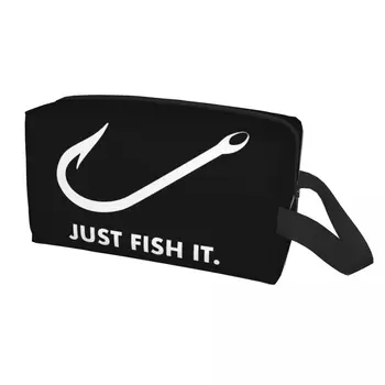Ribolov Just Fish It Косметичка Ženska Moda косметичка za Ribar Velikog Kapaciteta, косметичка za pohranu kozmetički pribor