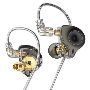 SGOR Adonis Slušalice sa hibridnom tehnologijom 1DD + 1BA, uho monitor, HIFI slušalice Super Bass, Kvalitetne glazbene slušalice Spor