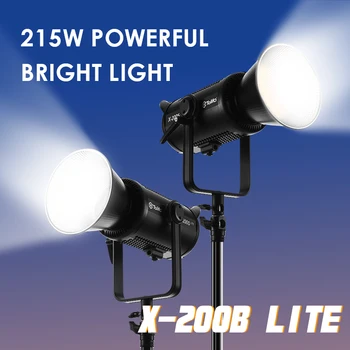Tolifo X-200B X-200S Lite Rasvjeta za snimanje Video zapisa u dvije boje led uređaji studio žarulja snage 215 W s upravljanjem programom za Видеоинтервью s kamerom
