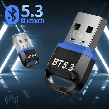 USB Bluetooth 5.3 5.0 Adapter ključ za PC Zvučnik Bežični miš i tipkovnica Music Аудиоприемник Bluetooth Odašiljač