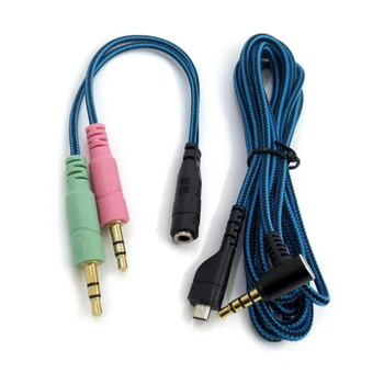 USB kabel Zamjena linije Pretvarač žice za SteelSeries Arctis 3 5 7 Slušalice