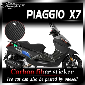 Za Piaggio X7 2022 3D naljepnice zaštitna folija od karbonskih vlakana, защищающая od ogrebotina, vodootporan otporan na habanje dodatna oprema