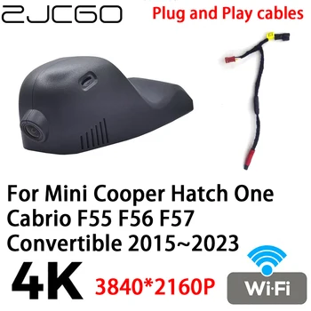 ZJCGO 4K 2160P Auto Dvr Dash Cam video recorder Plug and play za Mini Cooper Hatch One Cabrio F55 F56 F57 Kabriolet 2015 ~ 2023