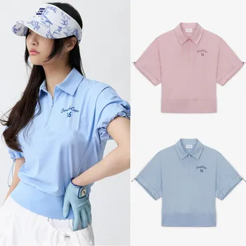 Ženska t-shirt za golf South Cape, Proljeće-ljeto, Donje polo igrališta, prozračna, sportsku košulju za golf kratkih rukava