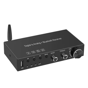 Цифроаналоговый konverter USB 192 khz DAC SA Pojačalom za slušalice, Ugrađeni prijemnik, Bluetooth 5.0, Glazbeni Player